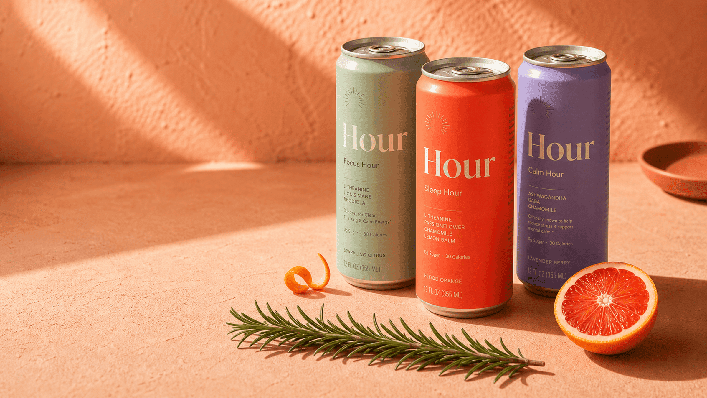 Hour wellness beverage on a sunlit table