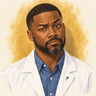 Desmond Hale portrait illustration